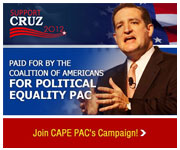 Support Cruz 2012 American Politician banners design