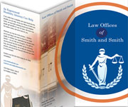Brochures design -Law Ofices of Smith and Sminth brochure