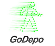 logo design and development - Go DEPO Logo