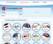 web site development -Clic Escompte