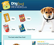web site development - Dog Food Reviews website