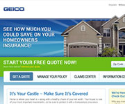 web site development - GEICO - Insureance website
