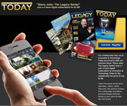 web site development -Legacy Series Magazine landing page 