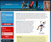 web site development - Muscle Blueprint
