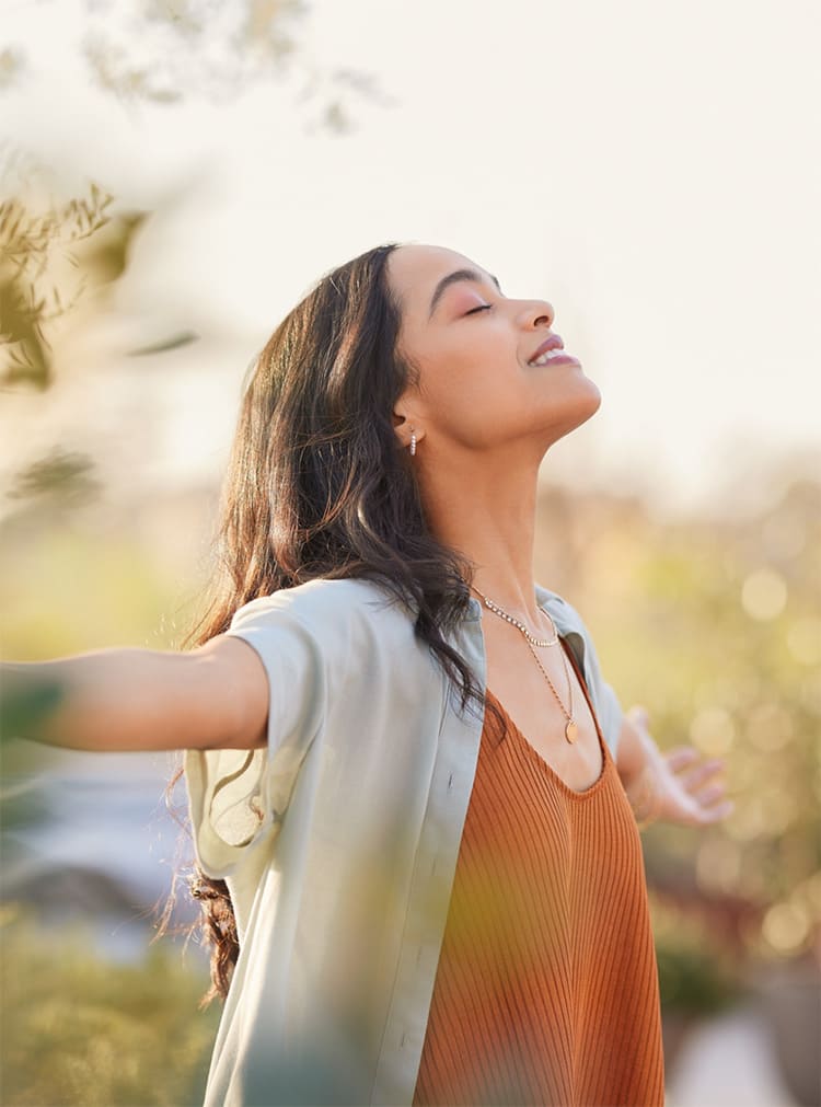 happy woman