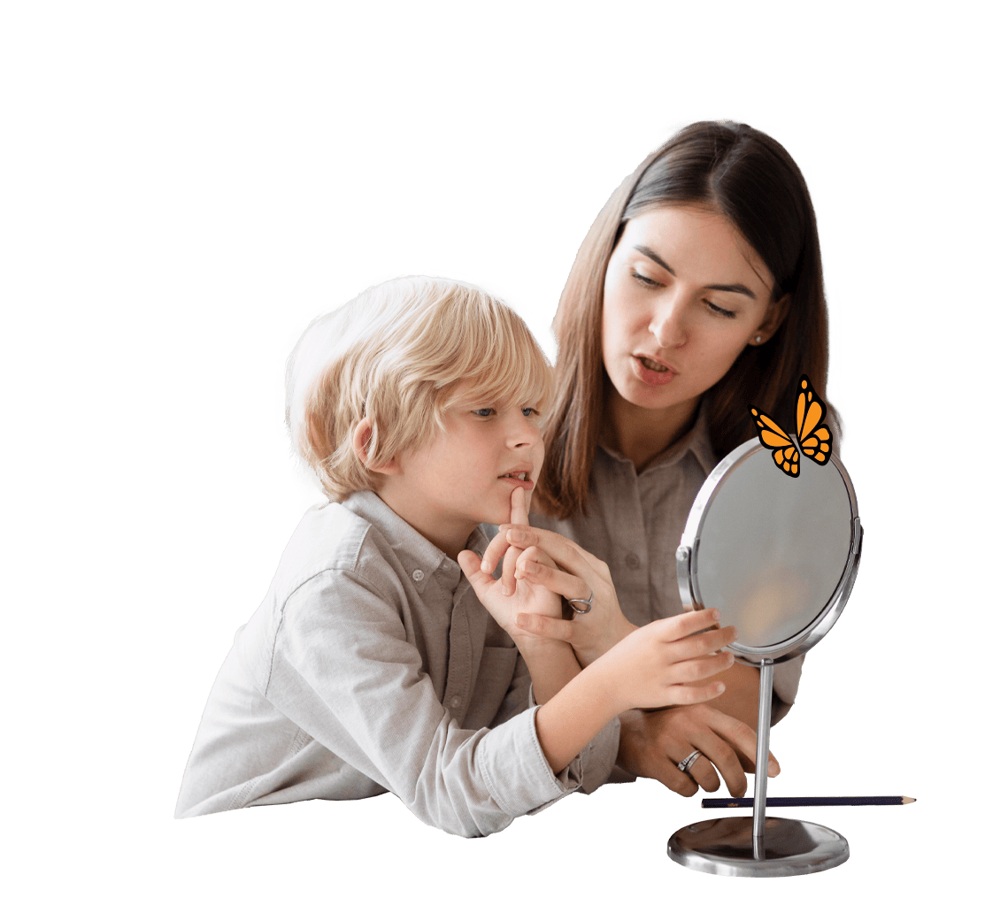 woman with child